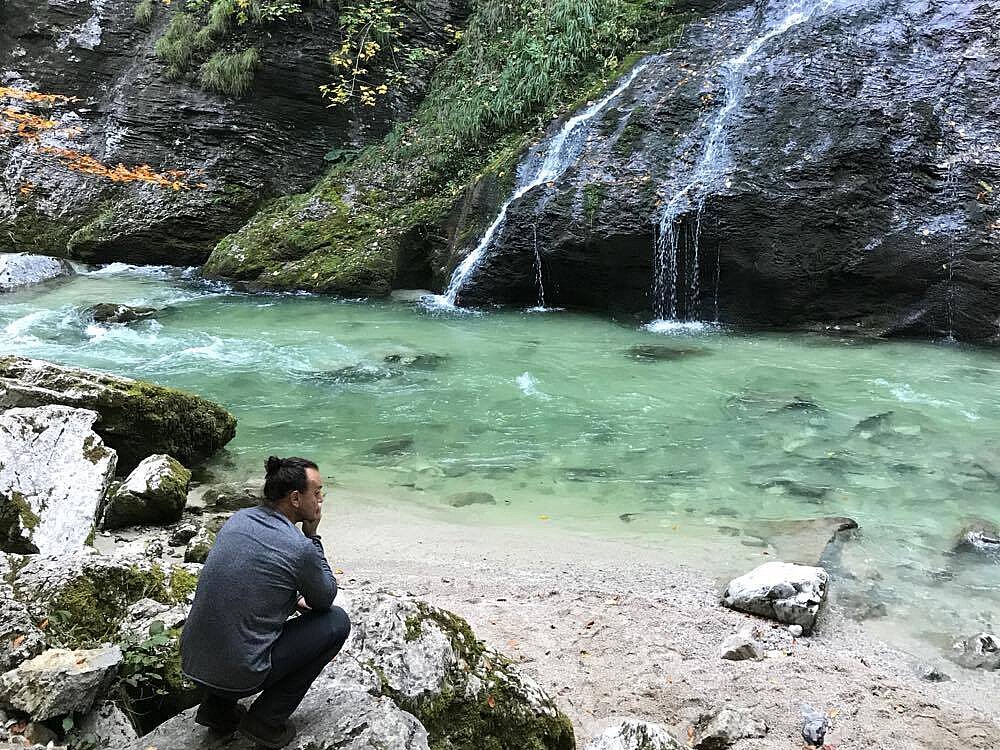Wasserfallmeditation