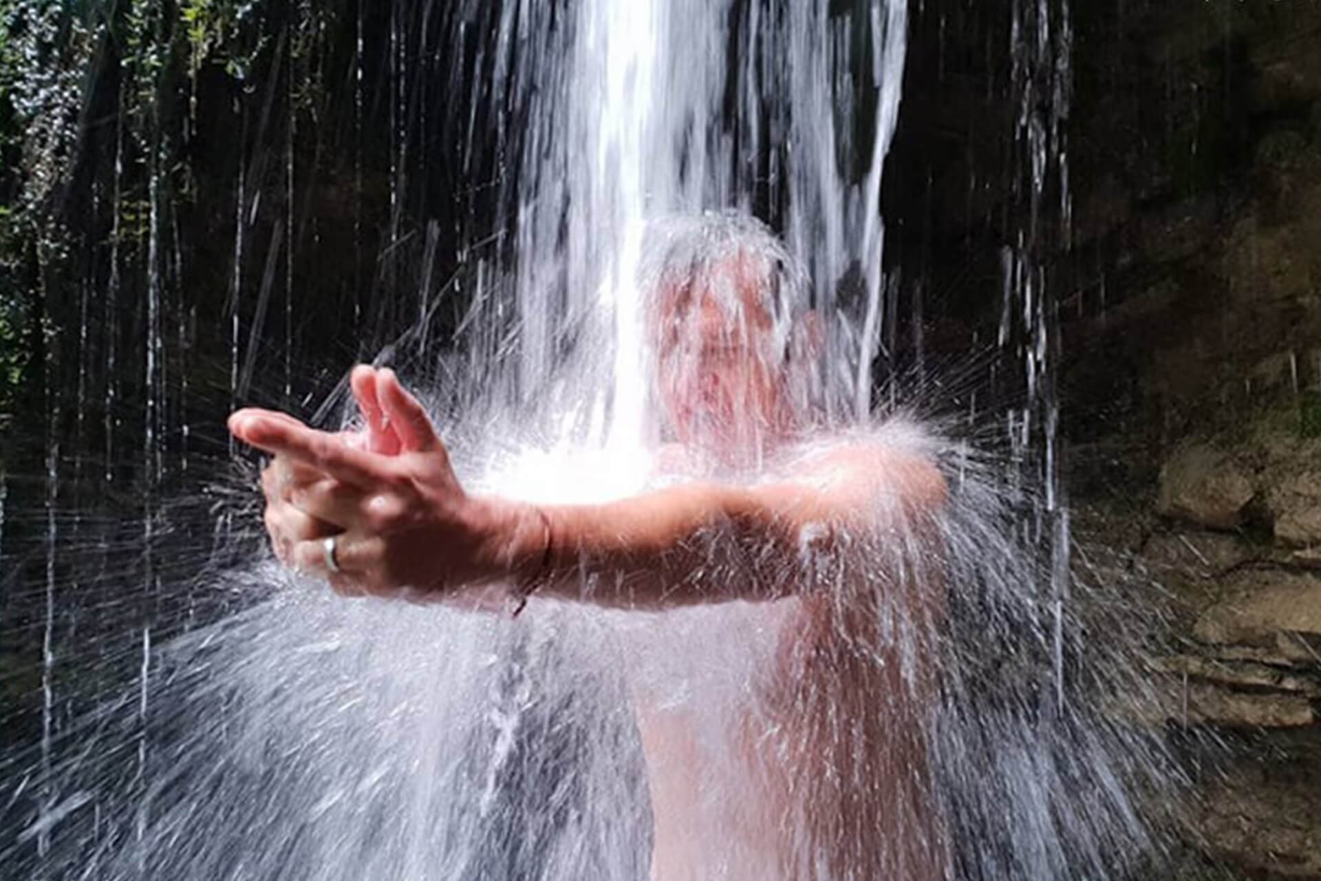 Wasserfallmeditation